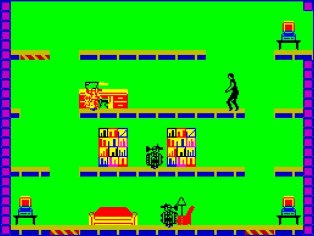 Impossible Mission - ZX Spectrum game screenshot (1985) by US Gold